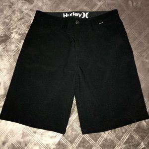 Men’s Hurley walk shorts black 28 waist 8” inseam